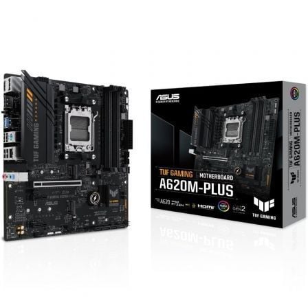 Placa Base Asus TUF GAMING A620M-PLUS Socket AM5/ DDR5/ PCIe 4.0/ Micro ATX - Frikibase