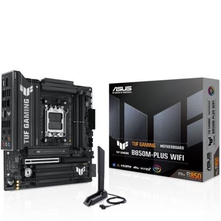 Placa Base Asus TUF GAMING B850M-PLUS WIFI Socket AM5/ DDR5/ PCIe 5.0/ Micro ATX - Frikibase