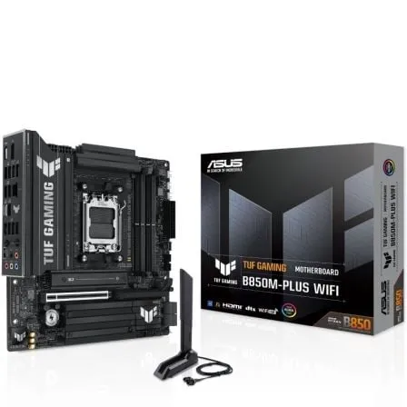 Placa Base Asus TUF GAMING B850M-PLUS WIFI Socket AM5/ DDR5/ PCIe 5.0/ Micro ATX - Frikibase