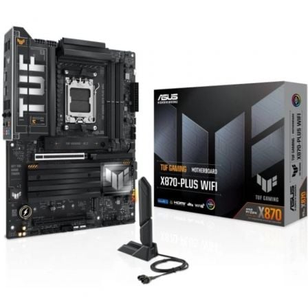 Placa Base Asus TUF GAMING X870-PLUS WIFI/ Socket AM5/ DDR5/ PCIe 5.0 - Frikibase