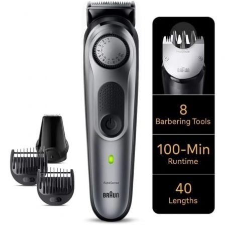 Cortabarbas Braun BeardTrimmer 7 BT7420/ con Batería/ 6 Accesorios - Frikibase