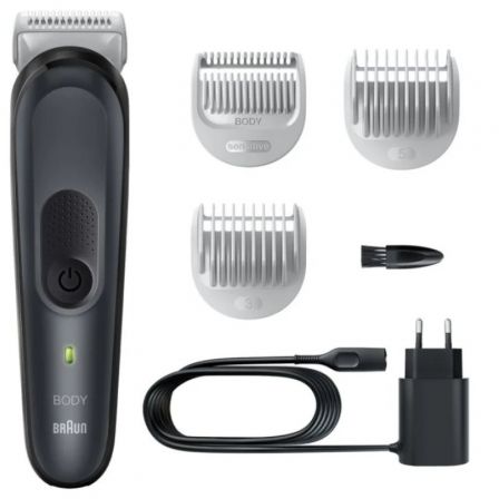 Cortapelos Braun BodyGroomer Series 3 BG3340/ con Batería/ 3 Accesorios - Frikibase