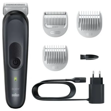 Cortapelos Braun BodyGroomer Series 3 BG3340/ con Batería/ 3 Accesorios - Frikibase