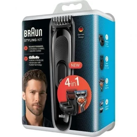 Cortapelos Braun SK3000/ con Batería/ 4 Accesorios - Frikibase