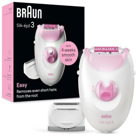Depiladora Braun Silk Epil Series 3 3-031/ Con Cable/ 3 Accesorios - Frikibase