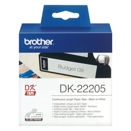 Rollo de Papel Continuo Original Brother DK-22205 - Frikibase