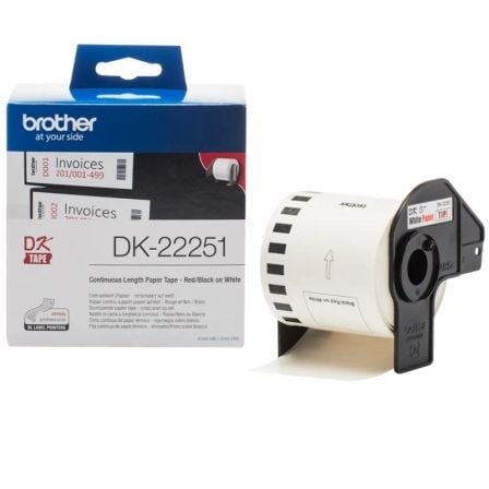 Rollo de Papel Continuo Original Brother DK22251 - Frikibase