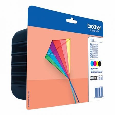 Cartucho de Tinta Original Brother LC-223VALBP Multipack/ Cian/ Magenta/ Amarillo/ Negro - Frikibase