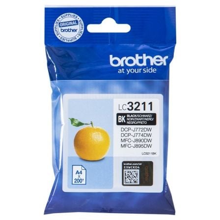 Cartucho de Tinta Original Brother LC-3211BK/ Negro - Frikibase