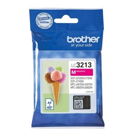 Cartucho de Tinta Original Brother LC-3213M/ Magenta - Frikibase