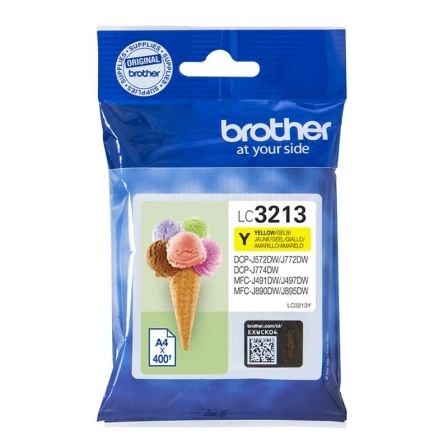 Cartucho de Tinta Original Brother LC-3213Y/ Amarillo - Frikibase
