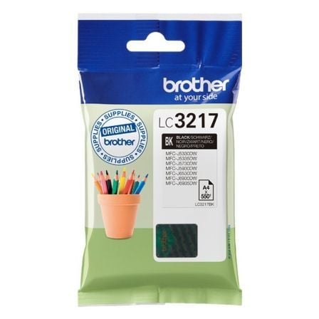 Cartucho de Tinta Original Brother LC-3217BK/ Negro - Frikibase