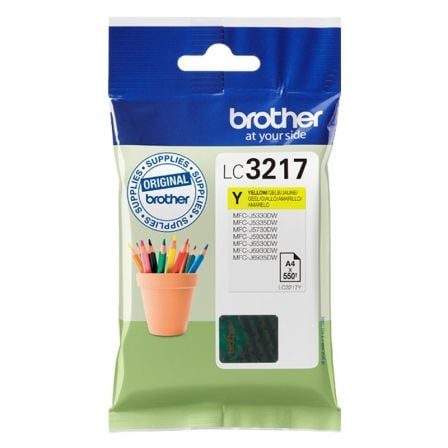Cartucho de Tinta Original Brother LC-3217Y/ Amarillo - Frikibase