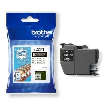 Cartucho de Tinta Original Brother LC421/ Negro - Frikibase