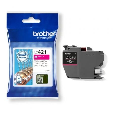 Cartucho de Tinta Original Brother LC421/ Magenta - Frikibase