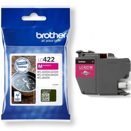Cartucho de Tinta Original Brother LC-422/ Magenta - Frikibase