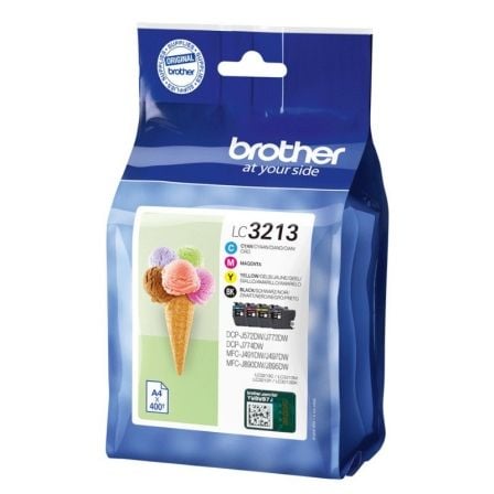 Cartucho de Tinta Original Brother LC-3213VAL Multipack/ Cian/ Magenta/ Amarillo/ Negro - Frikibase