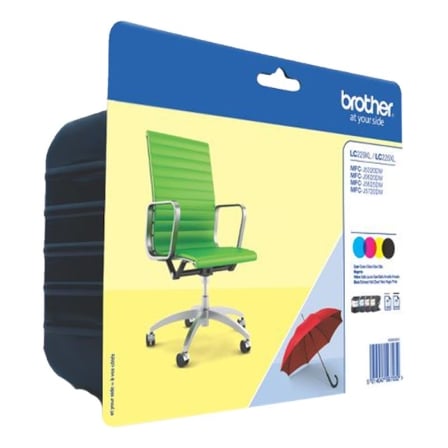 Cartucho de Tinta Original Brother LC-229/ LC-225XL Alta Capacidad Multipack/ Cian/ Magenta/ Amarillo/ Negro - Frikibase