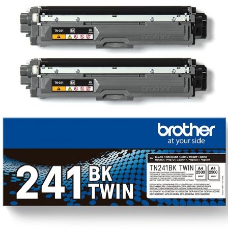 Tóner Original Brother TN241BKTWIN Multipack/ 2x Negro - Frikibase