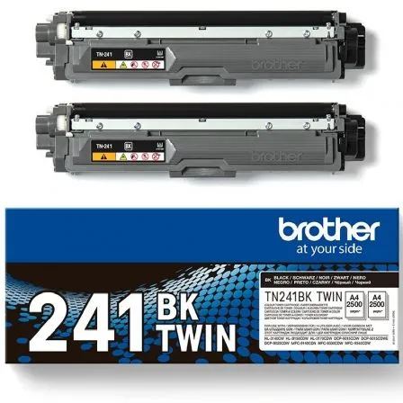 Tóner Original Brother TN241BKTWIN Multipack/ 2x Negro - Frikibase