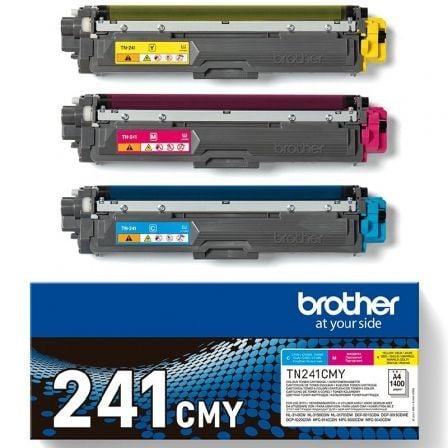 Tóner Original Brother TN241CMY Multipack/ Cian/ Magenta/ Amarillo - Frikibase
