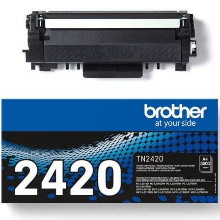 Tóner Original Brother TN-2420 Alta Capacidad/ Negro - Frikibase