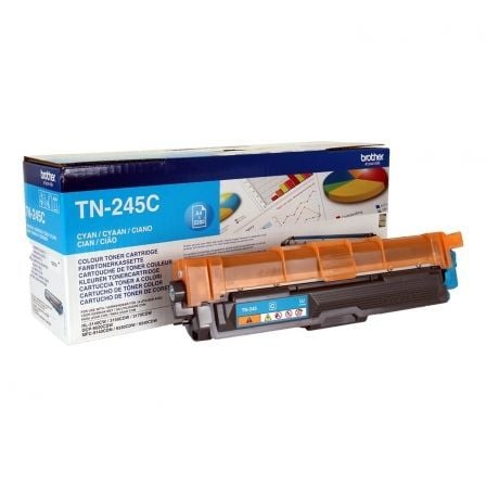 Tóner Original Brother TN-245C Alta Capacidad/ Cian - Frikibase