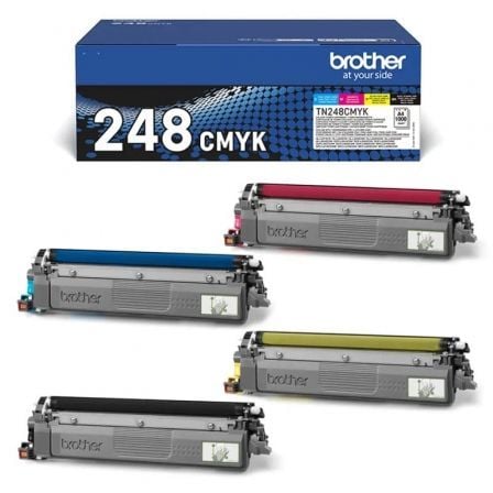 Tóner Original Brother TN-248VAL Multipack/ Negro/ Cian/ Magenta/ Amarillo - Frikibase