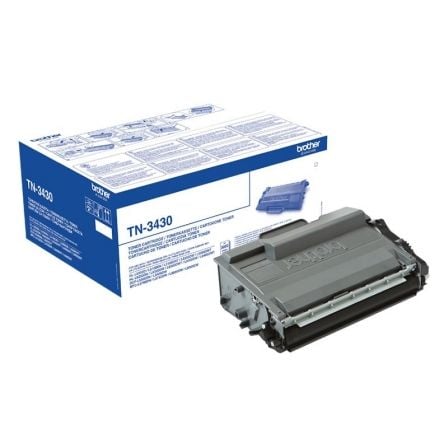 Tóner Original Brother TN-3430/ Negro - Frikibase