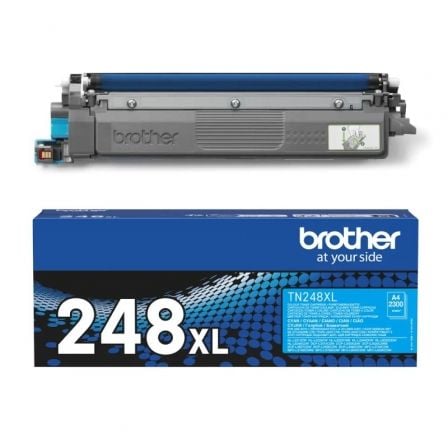 Tóner Original Brother TN248XLC Alta Capacidad/ Cian - Frikibase