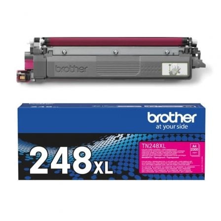 Tóner Original Brother TN248XLM Alta Capacidad/ Magenta - Frikibase