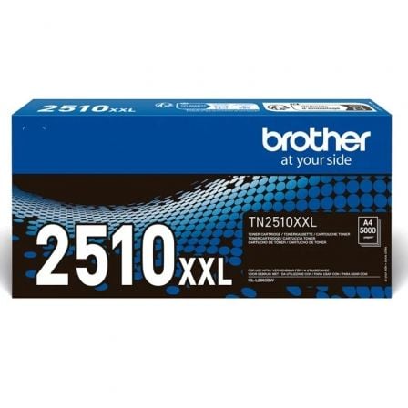 Tóner Original Brother TN2510XXL Alta Capacidad/ Negro - Frikibase