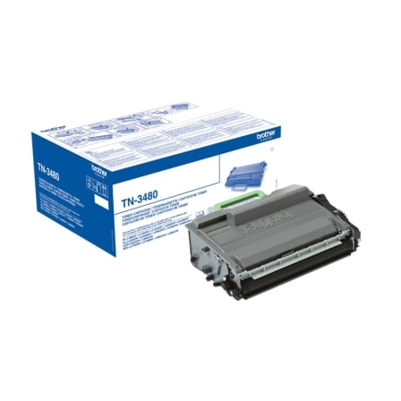Tóner Original Brother TN-3480 Alta Capacidad/ Negro - Frikibase