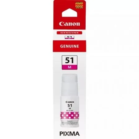 Botella de Tinta Original Canon GI-51/ Magenta - Frikibase
