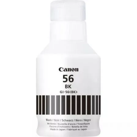 Botella de Tinta Original Canon GI-56/ Negro - Frikibase