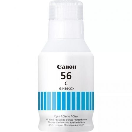 Botella de Tinta Original Canon GI-56/ Cian - Frikibase
