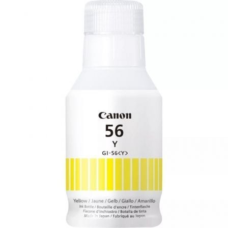 Botella de Tinta Original Canon GI-56/ Amarilla - Frikibase