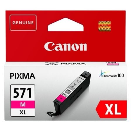Cartucho de Tinta Original Canon CLI-571MXL Alta Capacidad/ Magenta - Frikibase