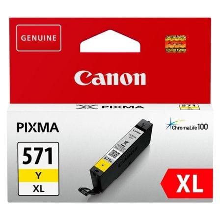 Cartucho de Tinta Original Canon CLI-571YXL Alta Capacidad/ Amarillo - Frikibase