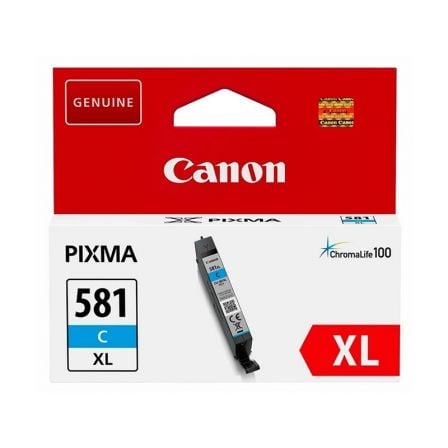 Cartucho de Tinta Original Canon CLI-581CXL Alta Capacidad/ Cian - Frikibase