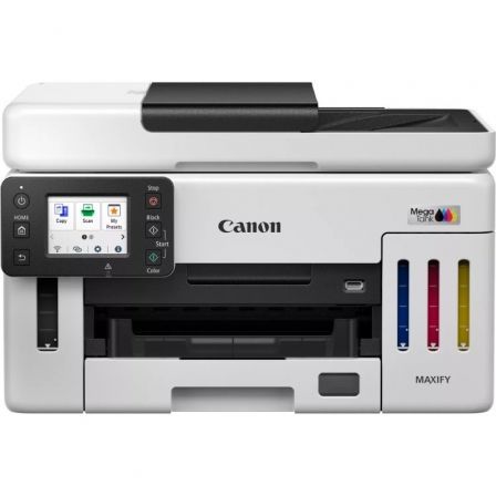 Multifunción Recargable Canon MAXIFY GX6150 MegaTank WiFi/ Dúplex/ Blanca - Frikibase