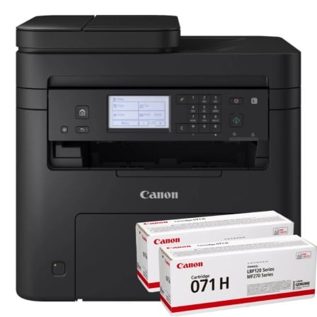 Multifunción Láser Monocromo Canon i-SENSYS MF275DW WiFi/ Dúplex/ Fax/ Negra - Frikibase