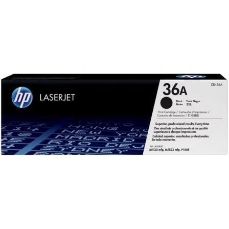 Tóner Original HP nº36A/ Negro - Frikibase