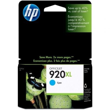 Cartucho de Tinta Original HP nº920 XL Alta Capacidad/ Cian - Frikibase