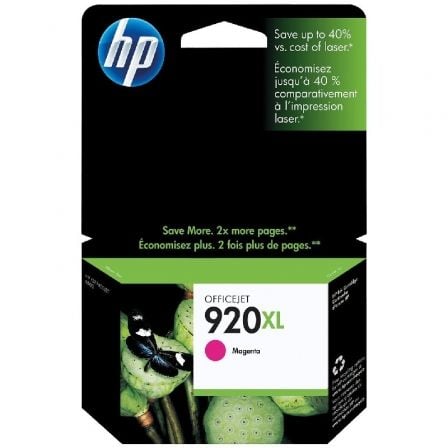 Cartucho de Tinta Original HP nº920 XL Alta Capacidad/ Magenta - Frikibase