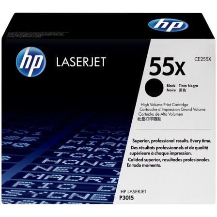 Tóner Original HP nº55X XL Alta Capacidad/ Negro - Frikibase