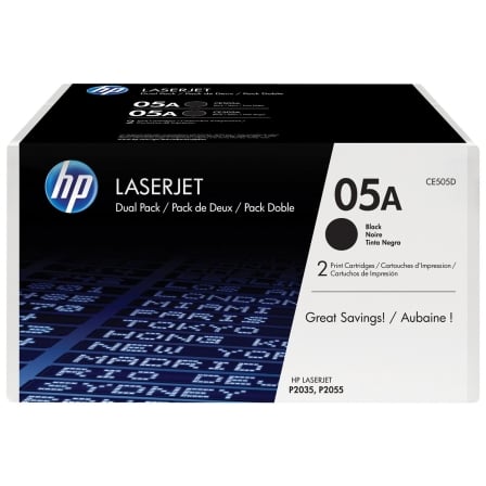 Tóner Original HP nº05A Multipack/ 2x Negro - Frikibase