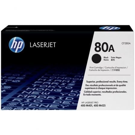 Tóner Original HP nº80A/ Negro - Frikibase