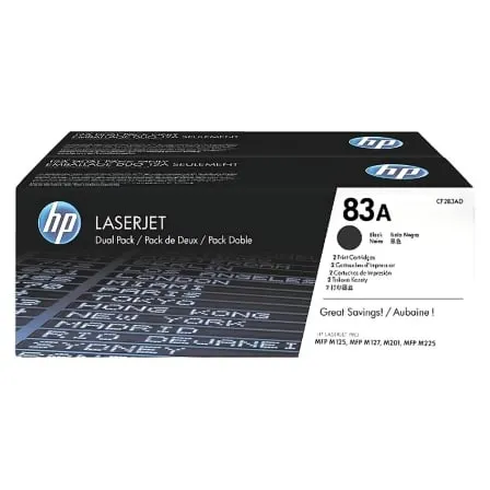 Tóner Original HP nº83A Multipack/ 2x Negro - Frikibase