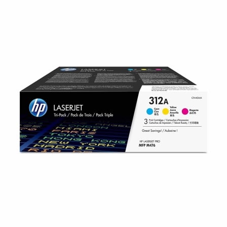 Tóner Original HP nº312A Multipack/ Cian/ Magenta/ Amarillo - Frikibase